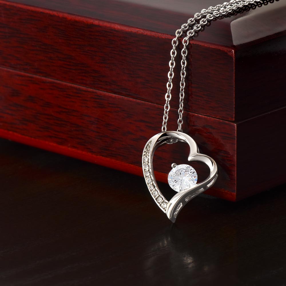 Forever love necklace for mom from son