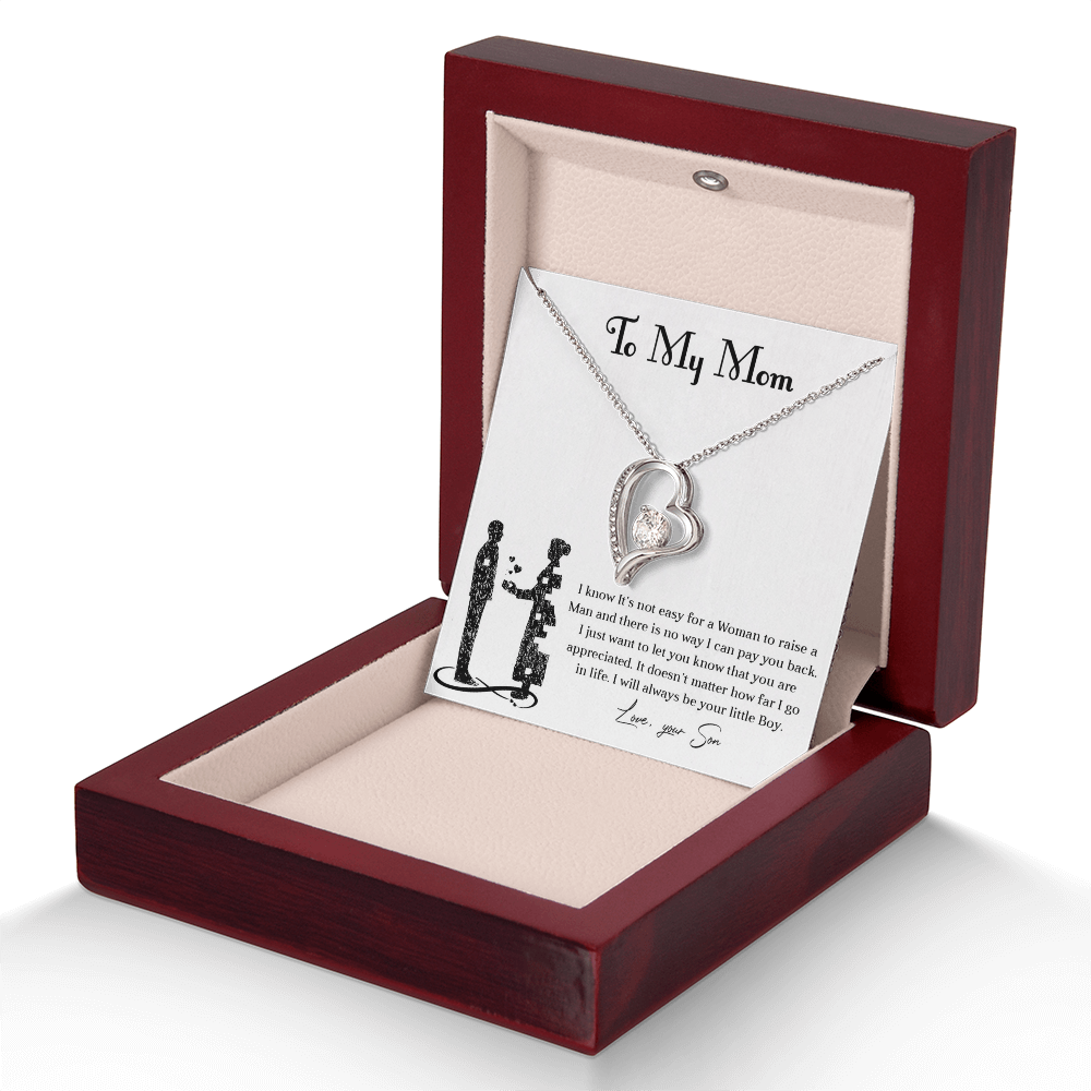 Forever love necklace for mom from son