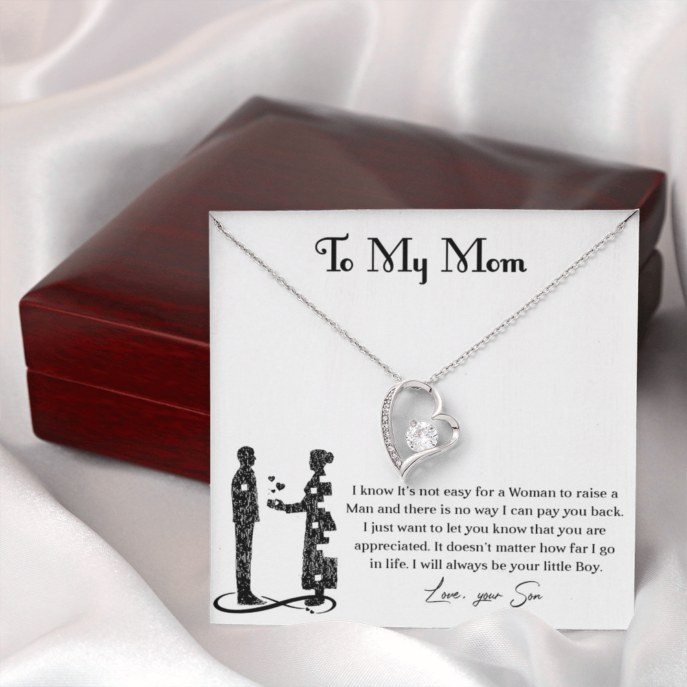 Forever love necklace for mom from son