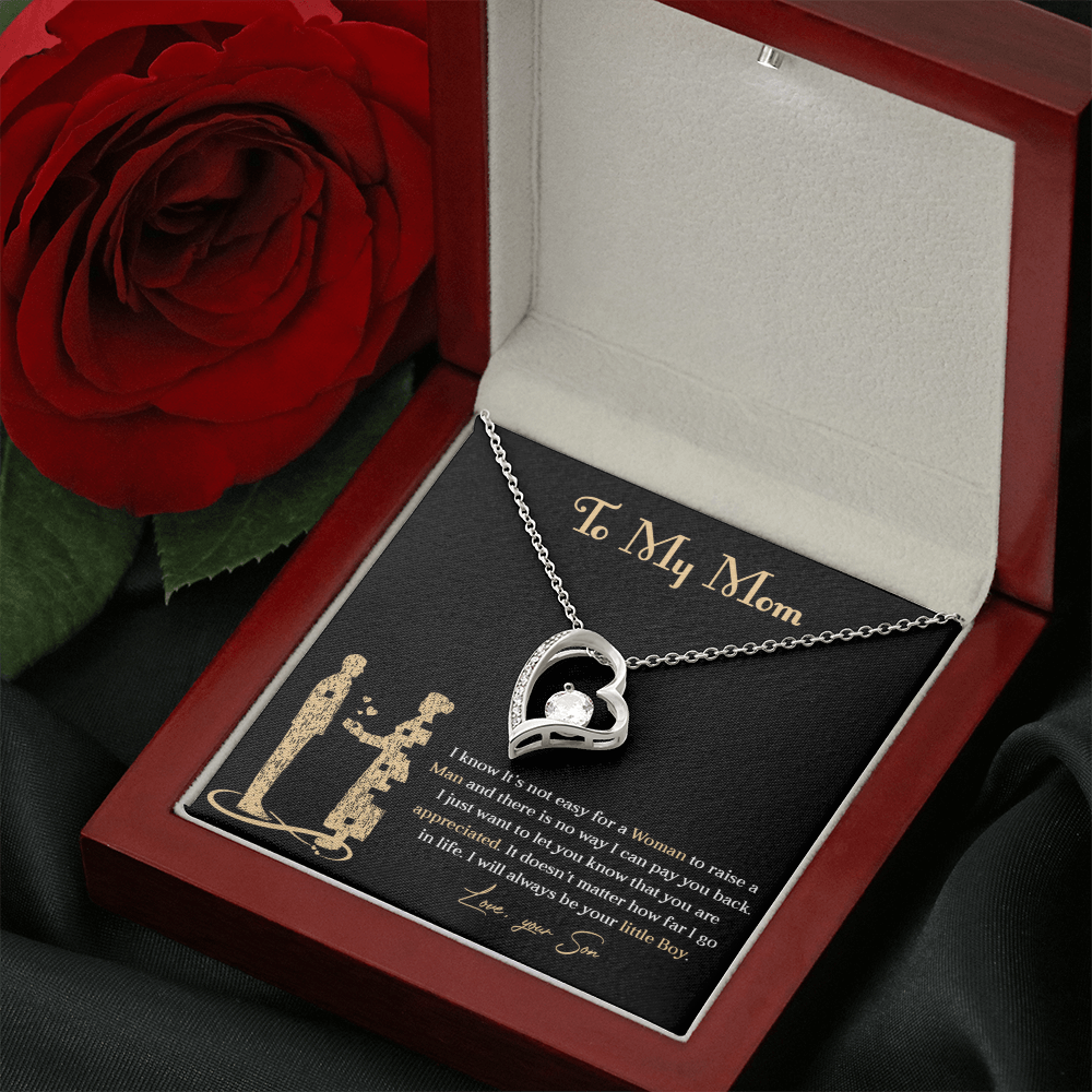 Forever love necklace for mom from son