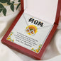 Mom, Infinity Hearts Necklace With I Need To Say You I Love You Message Card, Anniversary, Mother's Day Gift From Daughter, Birthday, Pendant For Her, Jewelry For Her