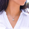 To My Soulmate, Sterling Silver Eternal Hope Necklace For Her, Birthday/ Anniversary Gift For Her, From Him