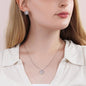 TO MY WIFE, LOVE KNOT EARRING AND NECKLACE SET, UNIQUE GIFT FOR WIFE WITH MESSAGE CARD, NECKALCE JEWELLERY, ANNIVERSARY AND BIRTHDAY GIFT FOR HER FROM HUSBAND