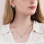 I NEED YOU, LOVE KNOT EARRING & NECKACLE SET, BIRTHDAY GIFT FOR HER WITH MESSAGE CARD