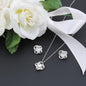 TO MY BETTER HALF, LOVE KNOT EARRING AND NECKLACE SET WITH MESSAGE CARD, UNIQUE GIFT FOR HER, ANNIVERSARY AND BIRTHDAY GIFT, NECKALCE JEWELLERY FOR HER