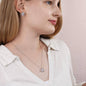 TO MY WIFE, LOVE KNOT EARRING & NECKACLE SET, ANNIVERSARY AND BIRTHDAY GIFT FOR WIFE, BEAUTIFUL GIFT WITH MESSAGE CARD FOR HER