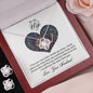 TO MY WIFE, LOVE KNOT EARRING & NECKACLE SET, GIFT FOR HER, BIRTHDAY AND ANNIVERSARY GIFT FOR WIFE, NECKLACE JWELLERY FOR HER FROM HUSBAND