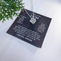 To My Loving Mom I Love You Knot Necklace For Mother's Day