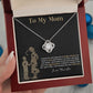 To My Mom, Knot Necklace for Mom From Son, Birthday/ Mothers Day Gift For Her, Gift  For Single Mother