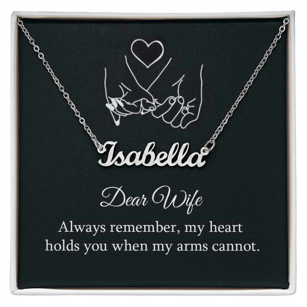 Dear name necklace on sale
