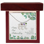 Single Charm, Engraved Baby Feet Charms Necklace, Birthstone Crystals/Diamond, Add Up To 4 Charms With Custom Names, Jewelry For Mom With Message Card, For Mother's Day/Birthday, Sterling Silver & Gold Plating