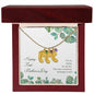 Single Charm, Engraved Baby Feet Charms Necklace, Birthstone Crystals/Diamond, Add Up To 4 Charms With Custom Names, Jewelry For Mom With Message Card, For Mother's Day/Birthday, Sterling Silver & Gold Plating