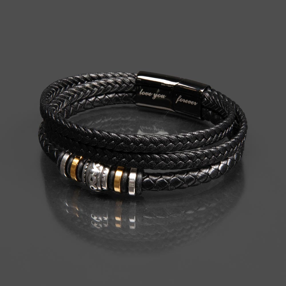 HAPPY BIRTHDAY TO MY AMAZING DAD, LOVE YOU FOREVER BRACELET, GIFT FOR DAD, BIRTHDAY GIFT FOR HIM, UNIQUE GIFT