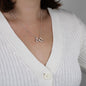 Mom, Infinity Hearts Necklace With I Need To Say You I Love You Message Card, Anniversary, Mother's Day Gift From Daughter, Birthday, Pendant For Her, Jewelry For Her
