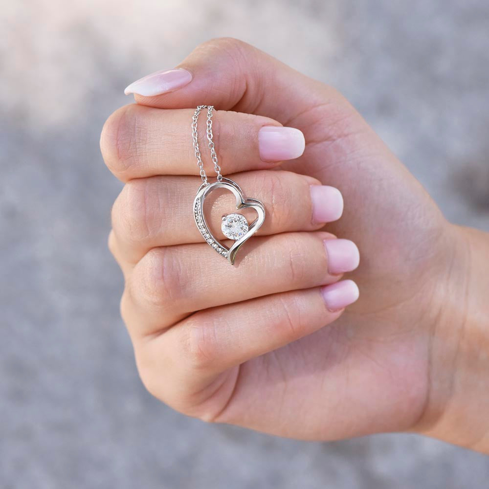 Forever love necklace for mom from son
