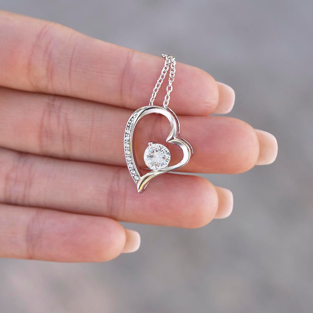 Forever love necklace for mom from son