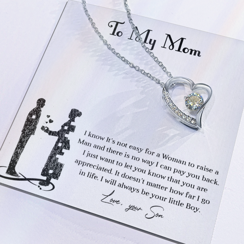 Forever love necklace for mom from son