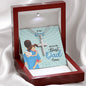 TO MY DAD, ARTISAN-CRAFTED STAINLESS STEEL CROSS NECKLACE WITH MESSAGE CARD FOR HIM, UNIQUE GIFT FOR BEST DAD EVER, BIRTHDAY AND FATHER'S DAY GIFT FOR HIM