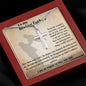 ARTISAN-CRAFTED STAINLESS STEEL CROSS DAD NECKLACE, BIRTHDAY AND FATHER'S DAY GIFT, UNIQUE GIFT WITH MESSAGE CARD