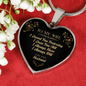 To My Wife Heart Necklace