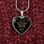 To My Wife Heart Necklace