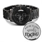 Lead Me To What Needs Fixing Chronograph Watch