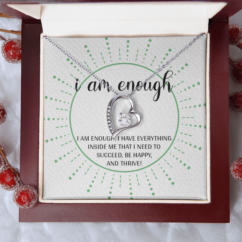 Forever Love Necklace with message card, Gift To Self Motivate your loved ones, unique Gift for family and Friends, Gift for all occasion etc