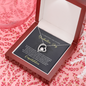 To A Beautiful Girl, Forever Love Necklace With Your Heart Will Always Guide Your Soul Message Card, Convocation Day Gift For Her, Pendant For Her, Jewelry For Her