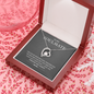 My Soulmate, Forever Love Necklace With Message Card, Pendant For Her, Birthday, Gift For Her, Jewelry For Her, Anniversary Gift, Flawless Necklace With Message Card