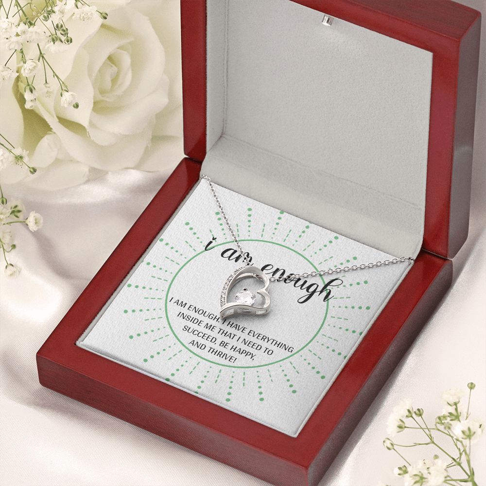 Forever Love Necklace with message card, Gift To Self Motivate your loved ones, unique Gift for family and Friends, Gift for all occasion etc