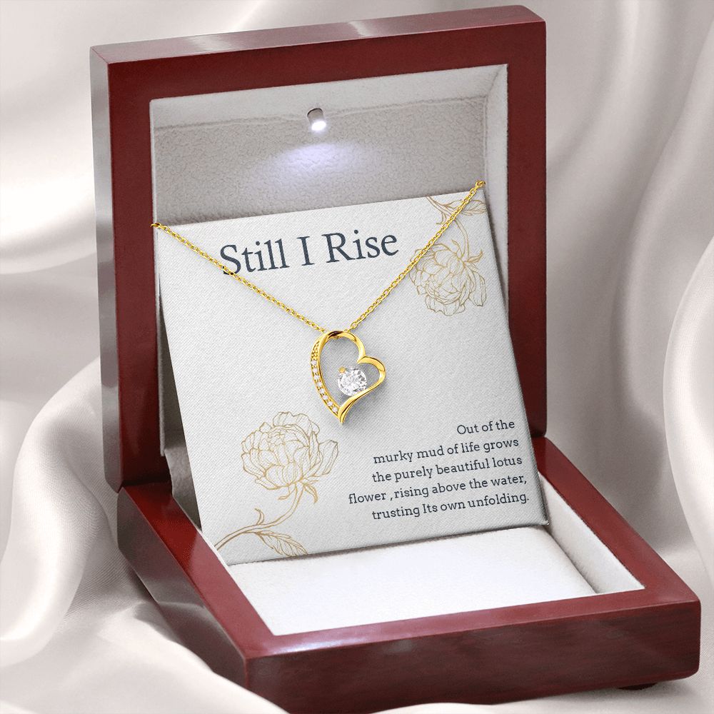Forever Love Necklace with message card, Gift for all occasion, unique gift for her