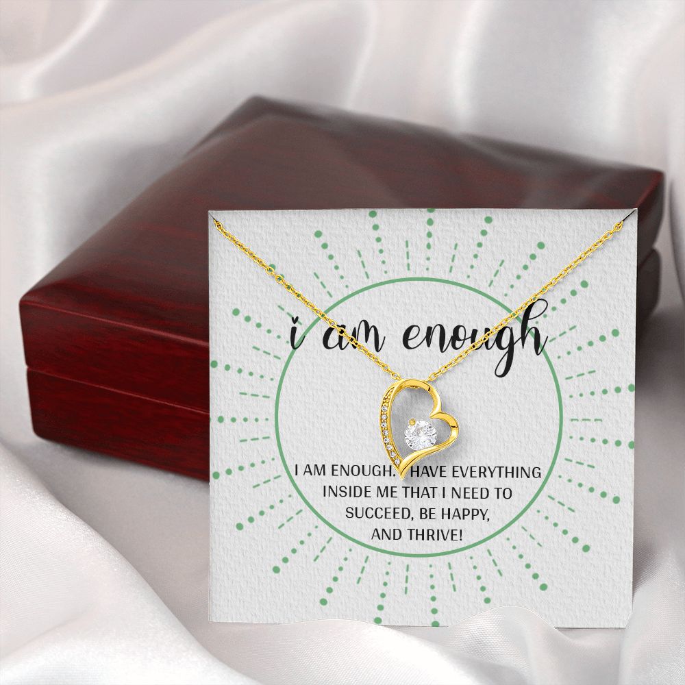 Forever Love Necklace with message card, Gift To Self Motivate your loved ones, unique Gift for family and Friends, Gift for all occasion etc