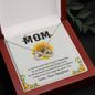 Mom, Infinity Hearts Necklace With I Need To Say You I Love You Message Card, Anniversary, Mother's Day Gift From Daughter, Birthday, Pendant For Her, Jewelry For Her