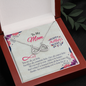 To My Mom, Infinity Hearts Necklace With You Want Is Your Child To Be Happy That's What I've Learned Message Card, Mother's Day Gift , Pendant For Her, Jewelry For Her
