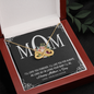 To Mom, Infinity Hearts Necklace, Gift For Mom From Daughter, Mother's Day Special Gift, Mom Birthday Gift from Daughter, Jewelry Gift for Mom, Necklace for Mom