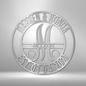Elaborate Name Couple with Family Name Monogram
