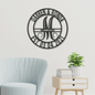 Elaborate Name Couple with Family Name Monogram