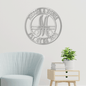 Elaborate Name Couple with Family Name Monogram