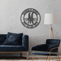 Elaborate Name Couple with Family Name Monogram