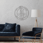Elaborate Name Couple with Family Name Monogram