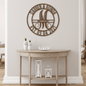 Elaborate Name Couple with Family Name Monogram