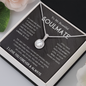 To My Beautiful Soulmate I Love You Forever And Always Eternal Hope Custom Necklace