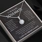 To My Beautiful Soulmate I Love You Forever And Always Eternal Hope Custom Necklace