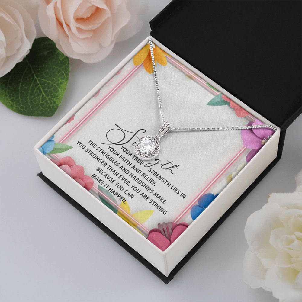 ETERNAL HOPE NECKLACE WITH MESSAGE CARD FOR YOUR FRIENDS AND FAMILY, BIRTHDAY GIFT FOR HER, GIFT TO SELF MOTIVATE YOUR LOVED ONES ETC