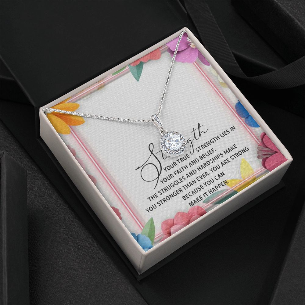 ETERNAL HOPE NECKLACE WITH MESSAGE CARD FOR YOUR FRIENDS AND FAMILY, BIRTHDAY GIFT FOR HER, GIFT TO SELF MOTIVATE YOUR LOVED ONES ETC