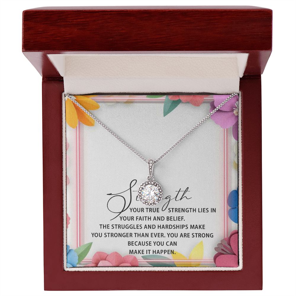 ETERNAL HOPE NECKLACE WITH MESSAGE CARD FOR YOUR FRIENDS AND FAMILY, BIRTHDAY GIFT FOR HER, GIFT TO SELF MOTIVATE YOUR LOVED ONES ETC