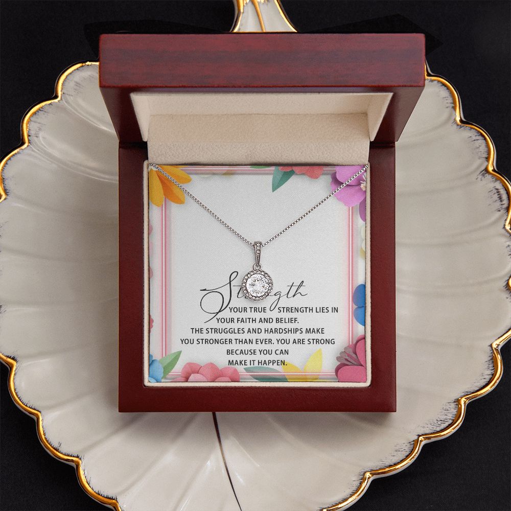 ETERNAL HOPE NECKLACE WITH MESSAGE CARD FOR YOUR FRIENDS AND FAMILY, BIRTHDAY GIFT FOR HER, GIFT TO SELF MOTIVATE YOUR LOVED ONES ETC