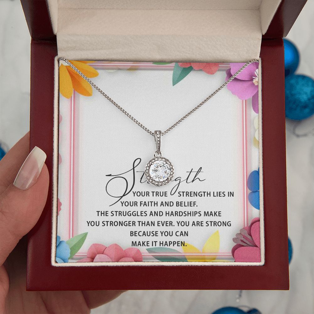 ETERNAL HOPE NECKLACE WITH MESSAGE CARD FOR YOUR FRIENDS AND FAMILY, BIRTHDAY GIFT FOR HER, GIFT TO SELF MOTIVATE YOUR LOVED ONES ETC