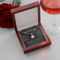 To My Beautiful Soulmate I Love You Forever And Always Eternal Hope Custom Necklace