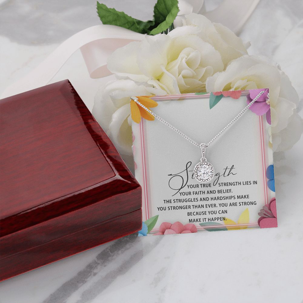 ETERNAL HOPE NECKLACE WITH MESSAGE CARD FOR YOUR FRIENDS AND FAMILY, BIRTHDAY GIFT FOR HER, GIFT TO SELF MOTIVATE YOUR LOVED ONES ETC